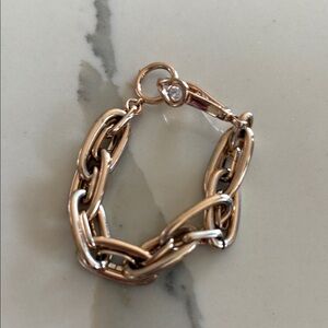 Henri Bendel Gold Chain Bracelet Bold Statement